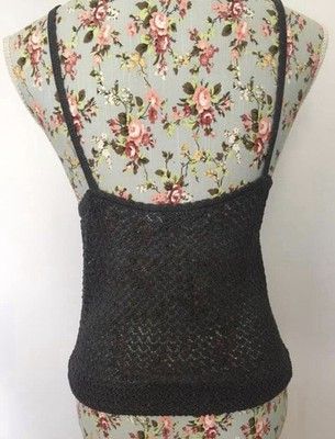 Christian Dior Monsieur Vintage CHRISTIAN DIOR 2pc cami and cardigan twin set w/ Silver Sparkle Size L / US 10 / IT 46 - 12 Thumbnail