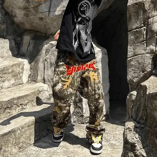 VIBE Embroidery Camo Cargo Pants Size US 32 / EU 48 - 6 Thumbnail