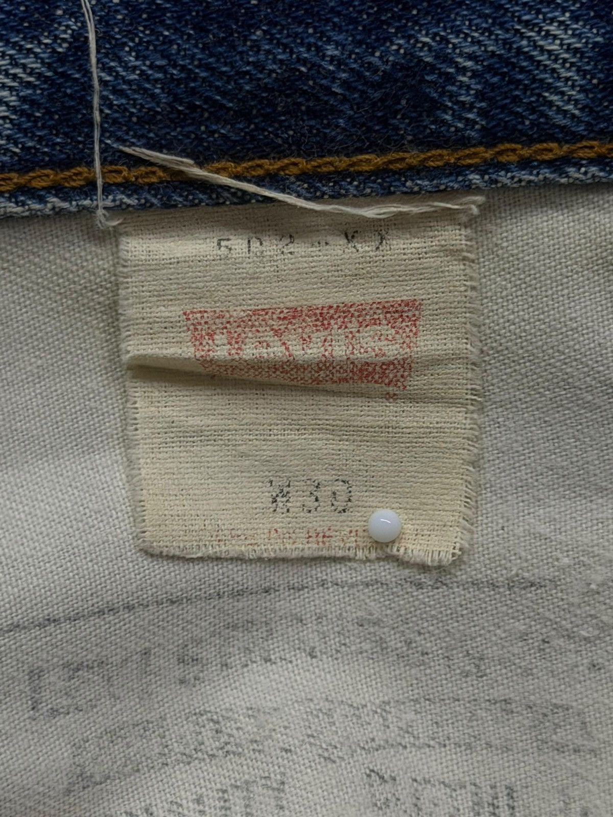 Levi's Vintage Clothing Vintage 90s Levi’s 502-XX Big E Talon Japan Selvedge Denim Size US 30 / EU 46 - 15 Thumbnail