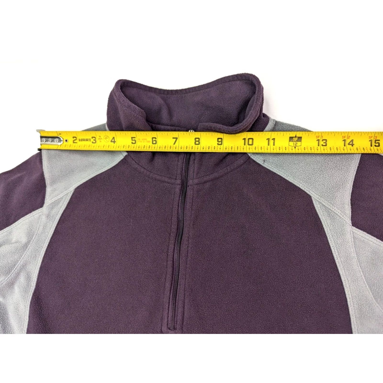 The North Face The North Face Fleece Jacket Womens M Purple Black/Gray TKA 100 1/4 Zip, 1/4 Zip, Long Sleeve, Mid-Length, Solid, Regular Fit, Machine Washable Size M / US 6-8 / IT 42-44 - 6 Thumbnail