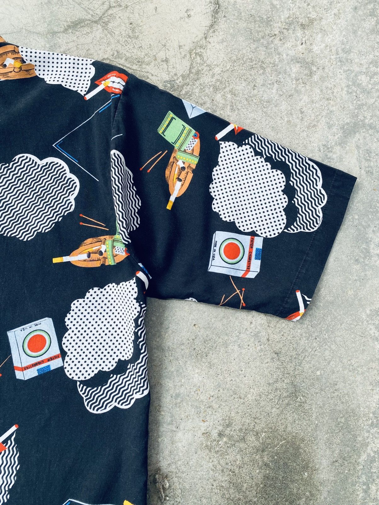 Japanese Brand Vintage Arrow Star Printed Button Ups Shirt Size US M / EU 48-50 / 2 - 14 Thumbnail