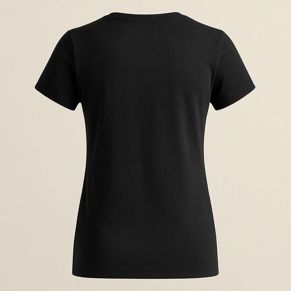 Calvin Klein Calvin Klein Black Slim-Fit Logo T-Shirt – Women’s M Size L / US 10 / IT 46 - 3 Thumbnail