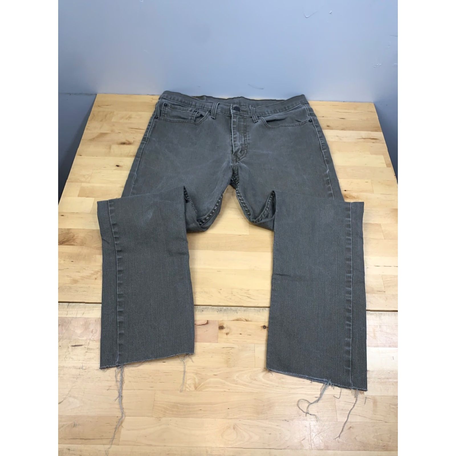Levi's Levi's Levi's 511 Slim Fit Jeans Mens 34x27 Gray Green Denim Regular Straight 34 Inseam 27 Medium Vintage No Facilities 9258 Size US 34 / EU 50 - 2 Thumbnail