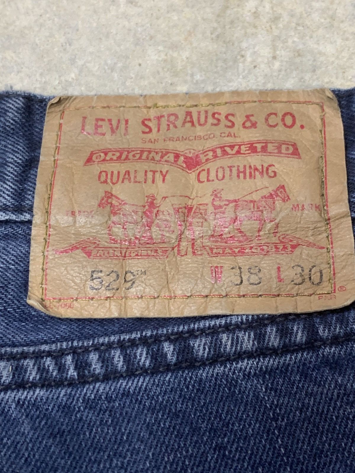 Vintage LEVIS 529 Jean ( button 855 )