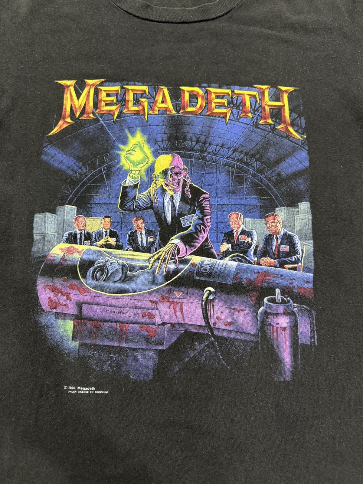 Band Tees × Megadeth × Vintage vintage 90s megadeth rust in peace tour tshirt Size US L / EU 52-54 / 3 - 3 Thumbnail