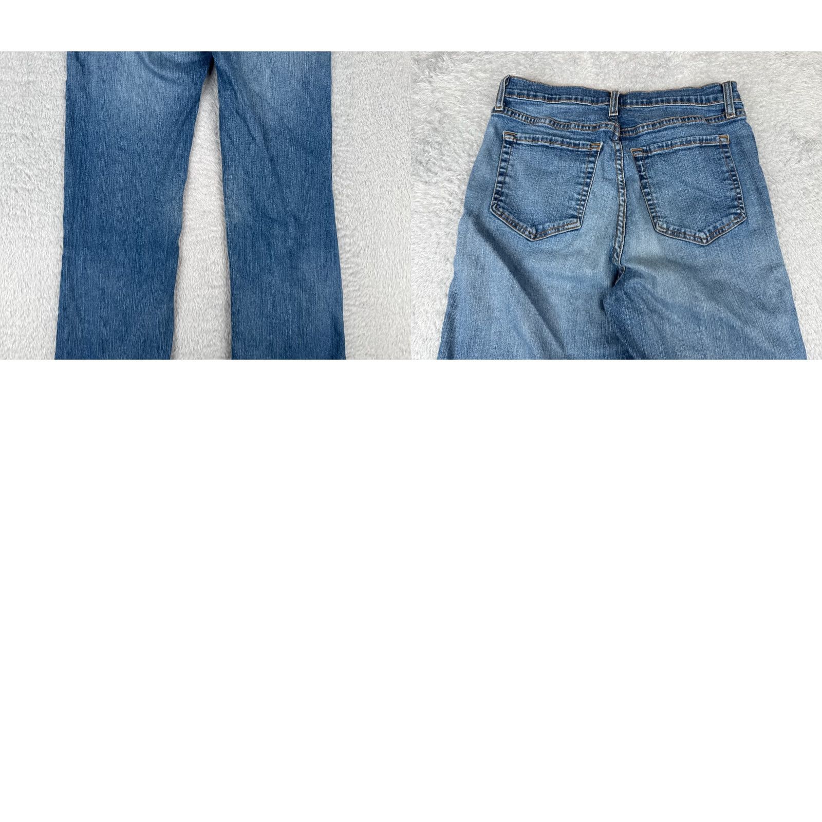 Vintage Diane Gilman Jeans Womens 6 Blue Denim Flared Mid Rise 26x31 Jeans Denim 5-Pocket Size 28" / US 6 / IT 42 - 10 Thumbnail