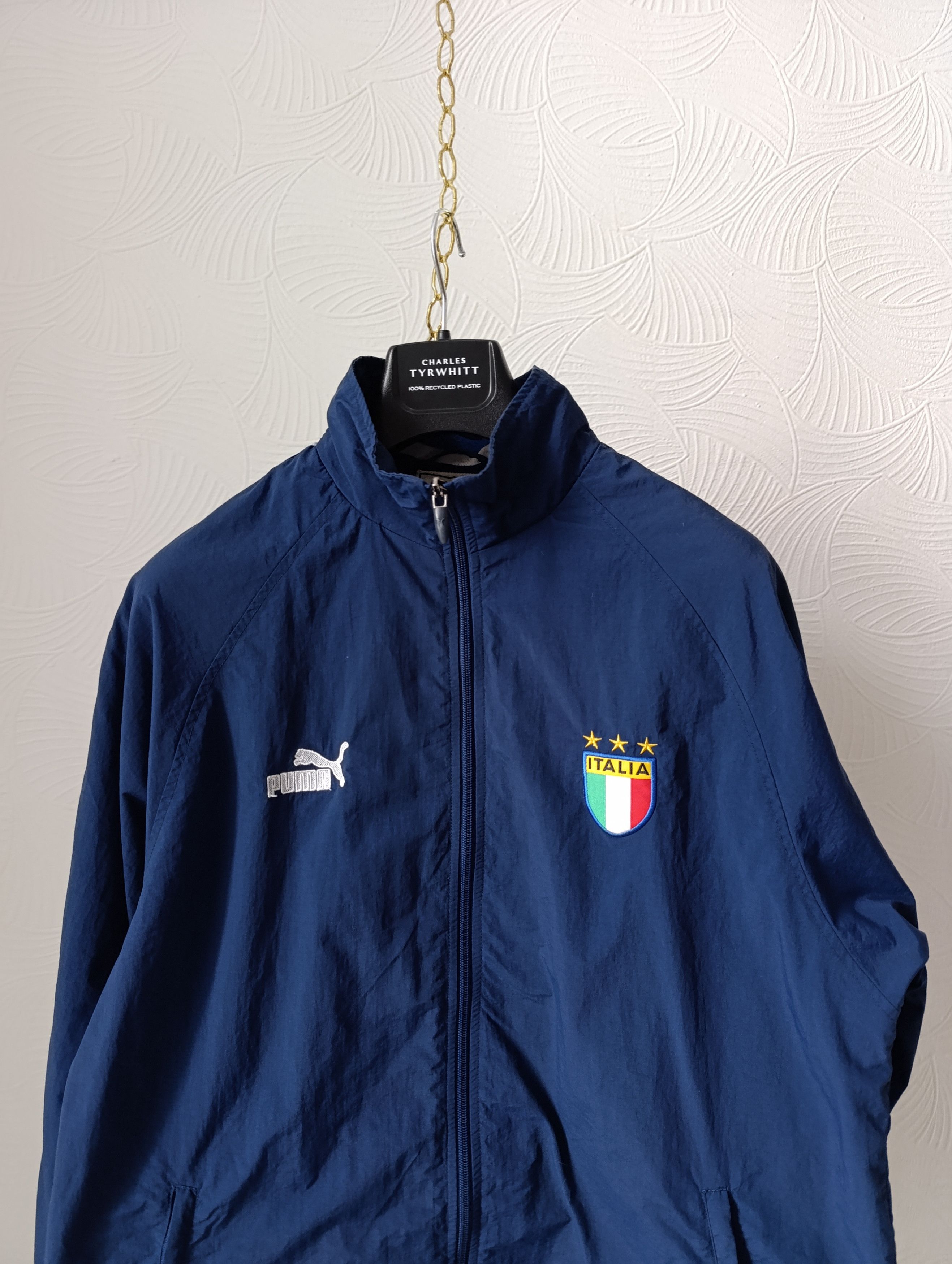 Puma PUMA ITALIA VINTAGE MENS NYLON JACKET ON DRAWSTRINGS Size US L / EU 52-54 / 3 - 2 Thumbnail