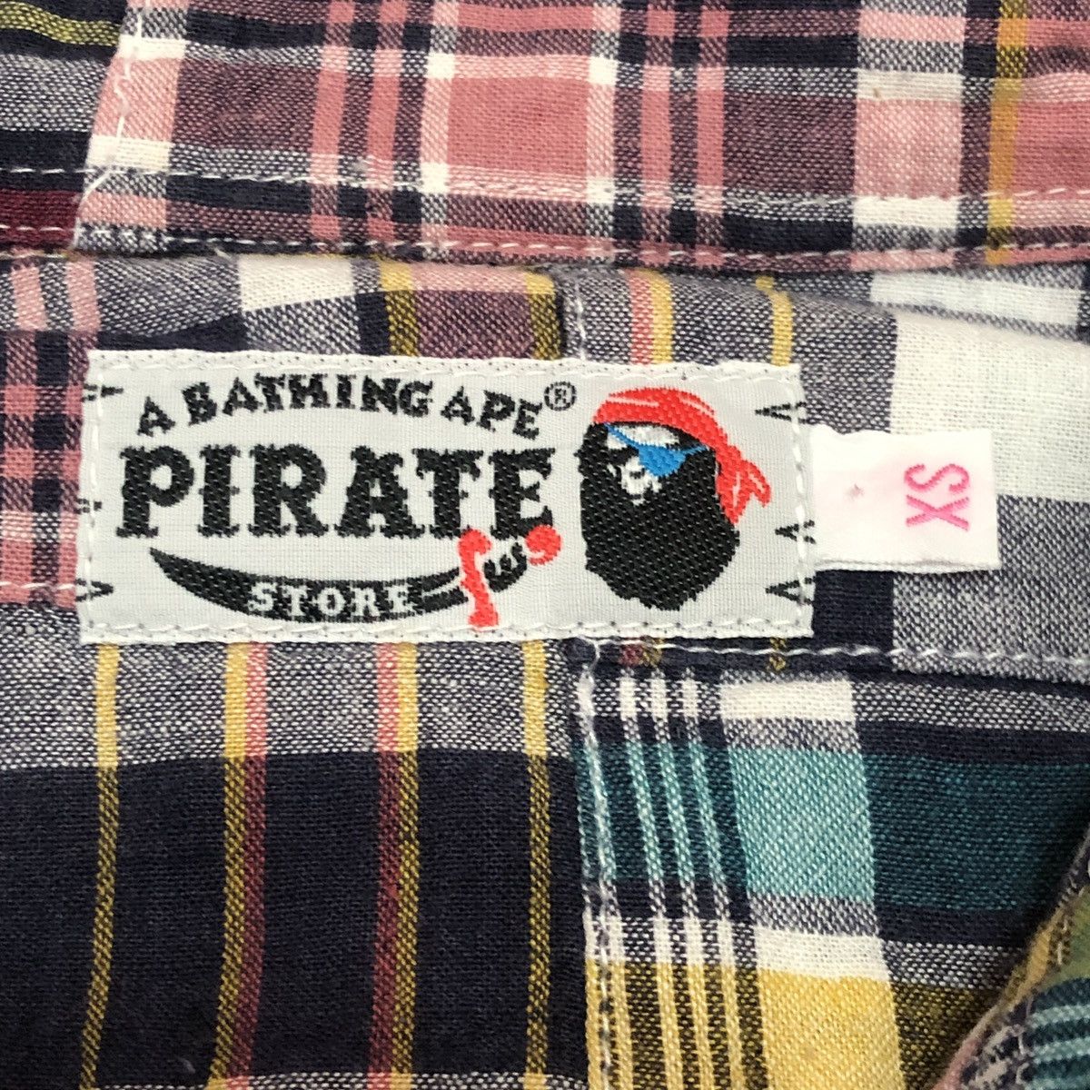 Bape Bape Pirate Store Flannel Patchwork B/D Shirt Size XS / US 0-2 / IT 36-38 - 3 Thumbnail