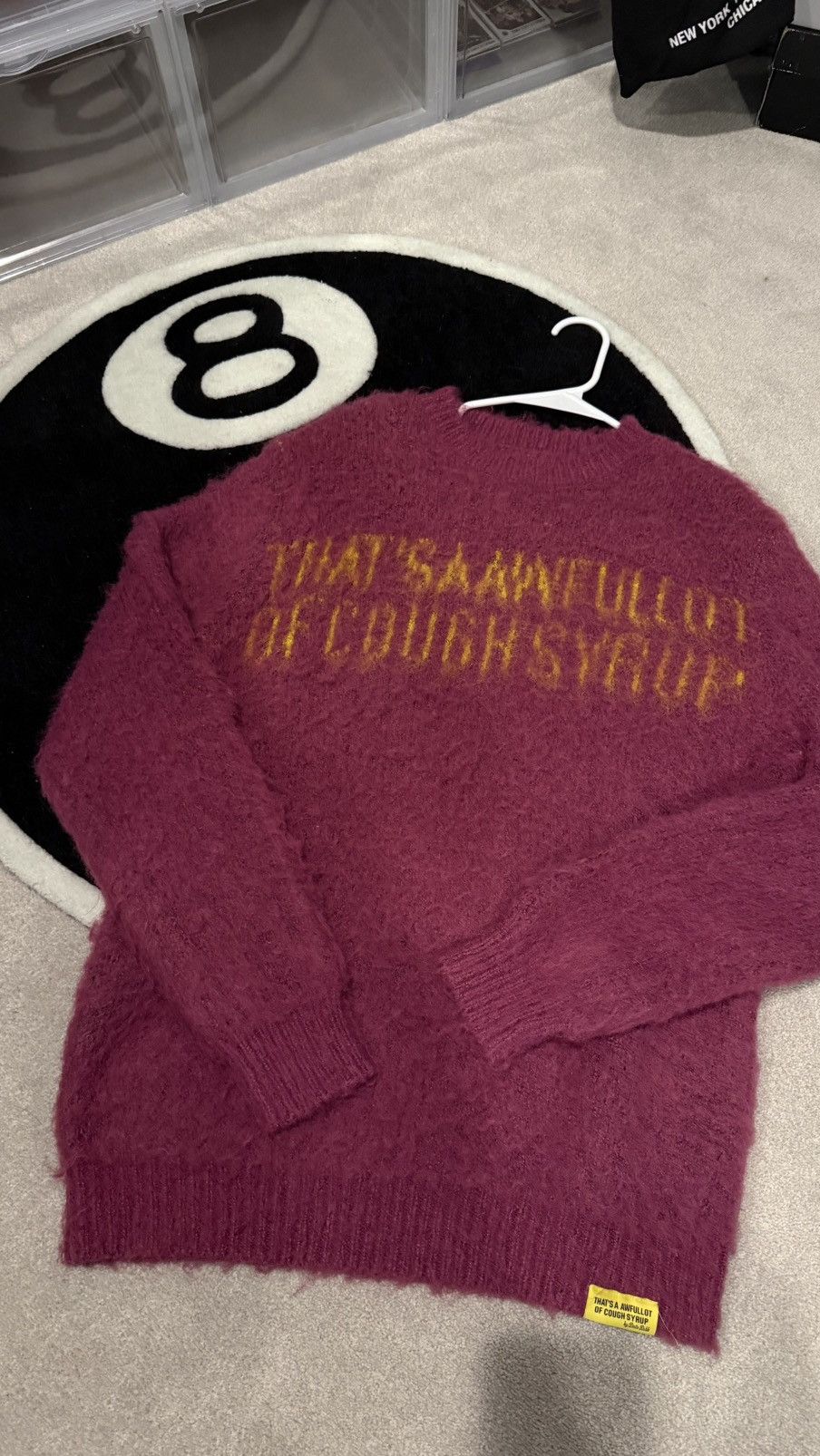 Awful Lot of Cough Syrup Awful Lot of Cough Syrup Mohair Crewneck Size US L / EU 52-54 / 3 - 1 Thumbnail