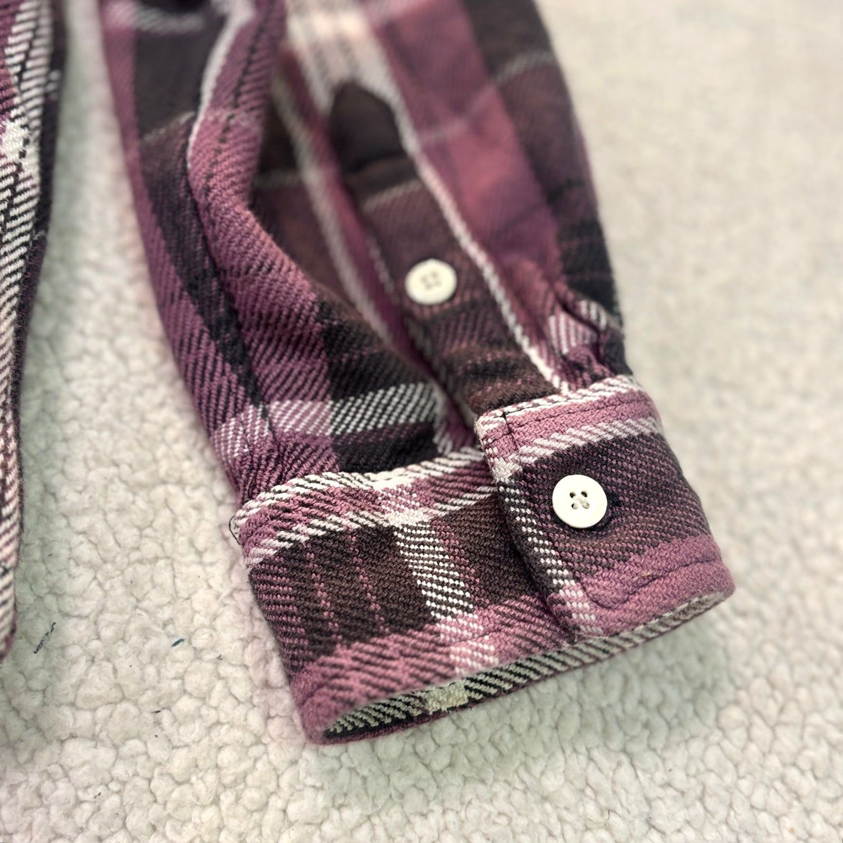 The North Face The North Face Plaid Flannel Shirt 2XL Mens Purple Plaid Button-Up Valley Twill Shacket Overshirt Size US XXL / EU 58 / 5 - 4 Thumbnail