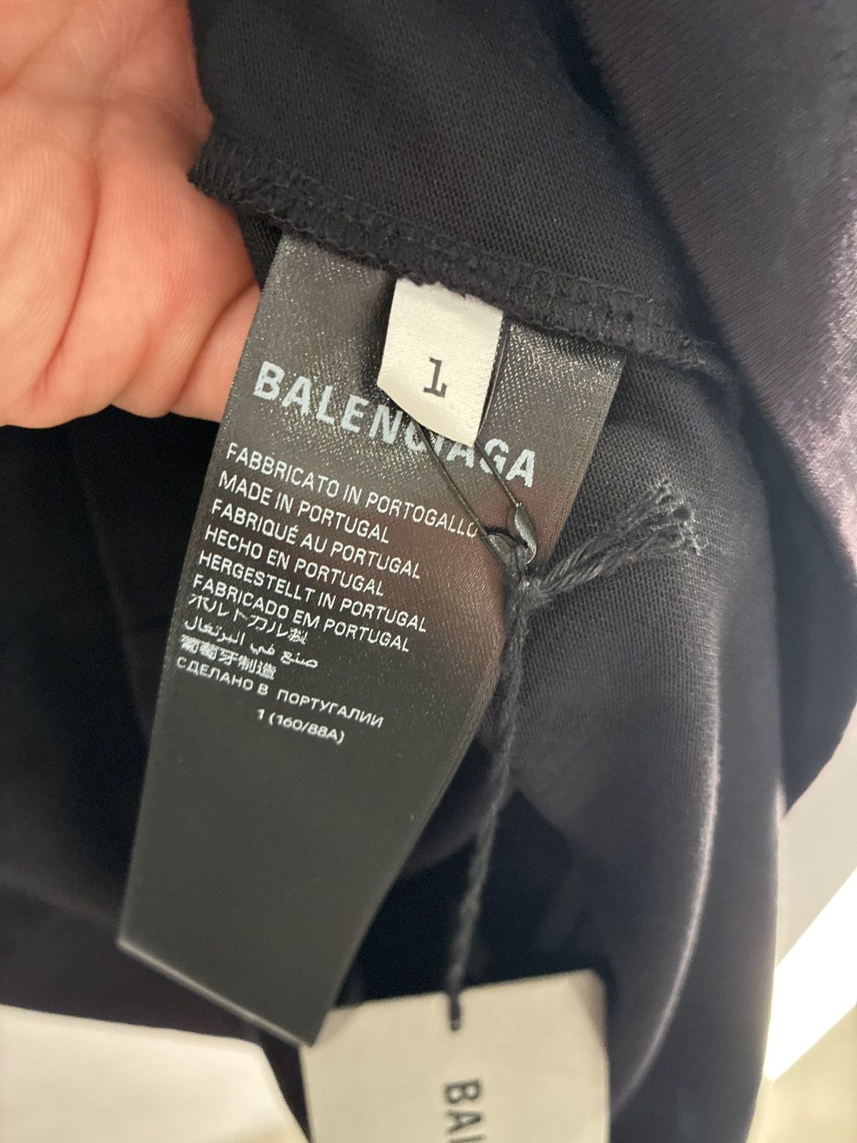 Balenciaga Balenciaga Metal Stencil BB Vintage Cotton T Shirt Size US S / EU 44-46 / 1 - 8 Thumbnail