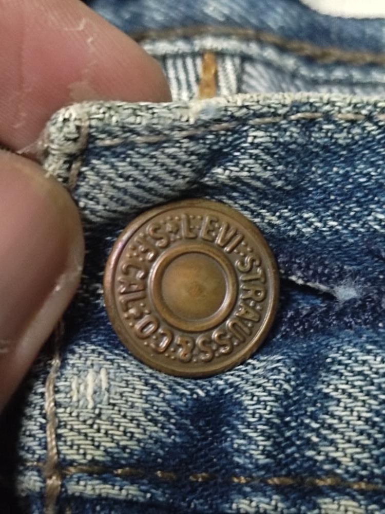 Levi's × Vintage VINTAGE LEVIS 514 DISTRESSED SLIM STRAIGHT STYLE Size US 40 / EU 56 - 5 Thumbnail