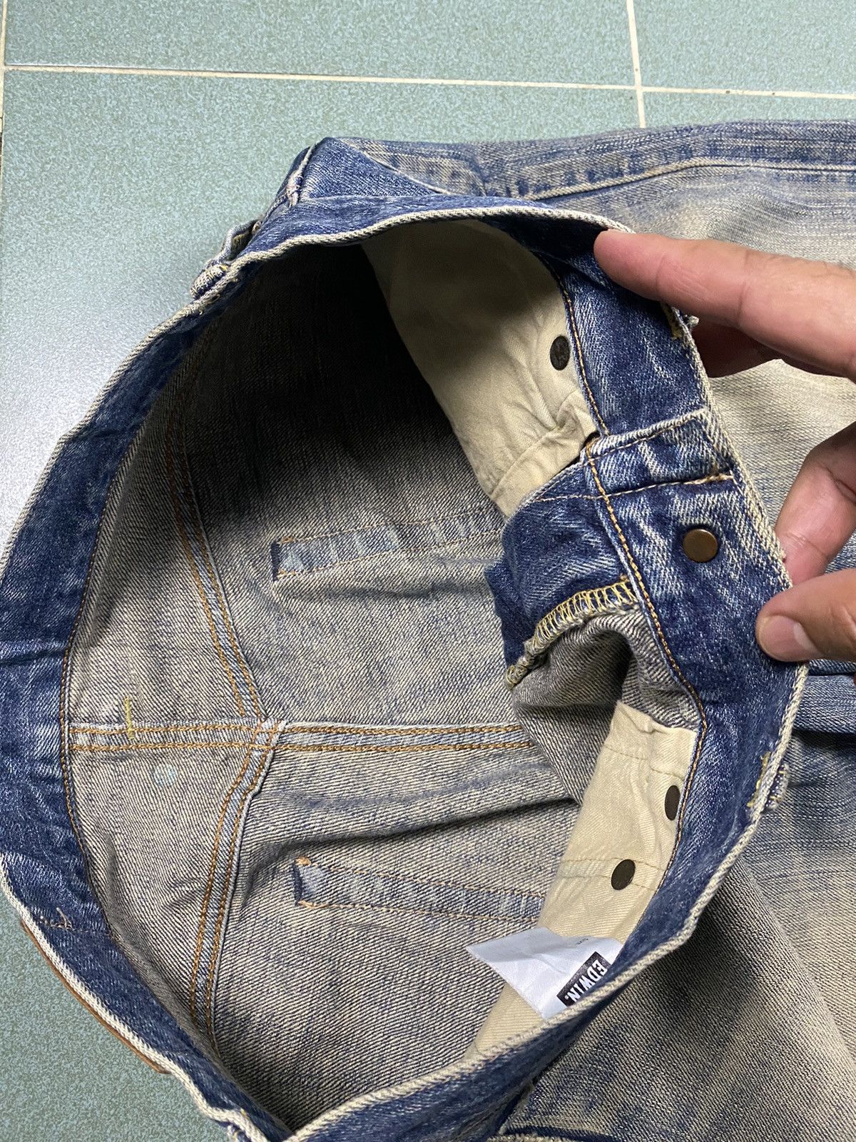 Edwin Edwin 505x 31x34 Selvedge Faded Jeans Size US 30 / EU 46 - 7 Thumbnail