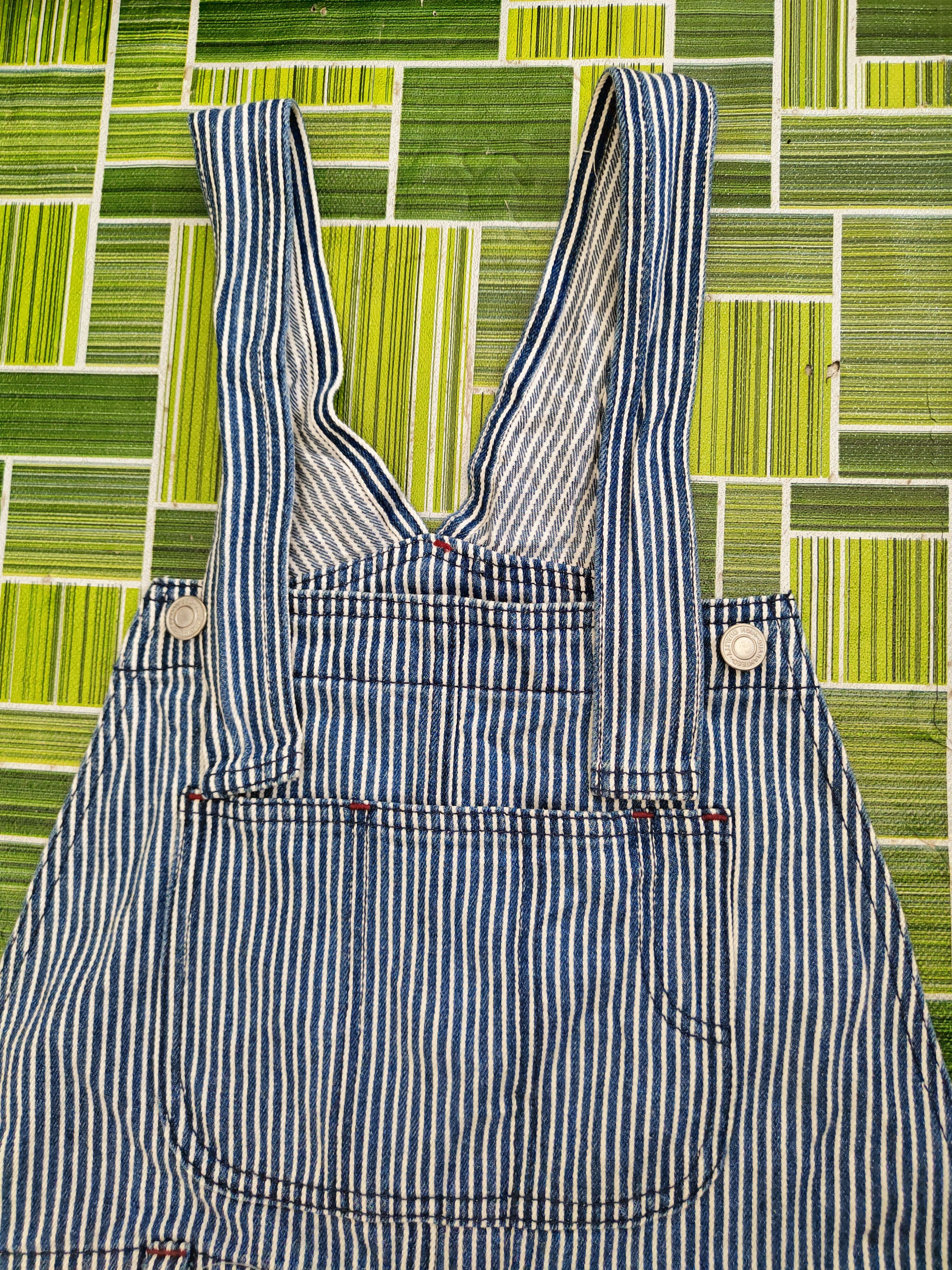 Japanese Brand Mini Valman Blue White Multipocket Jumpsuits #S2929 Size 28" / US 6 / IT 42 - 3 Thumbnail