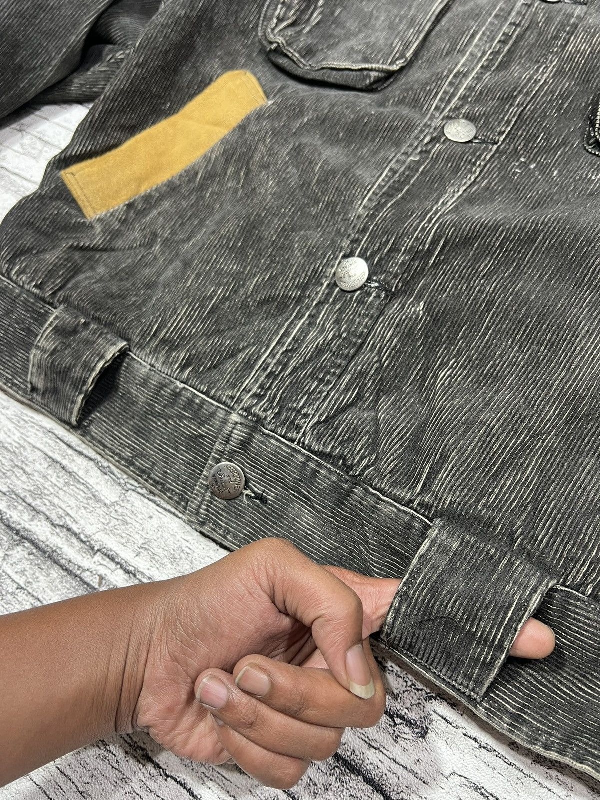 Undercover 2000s Y's Y-3 Adidas Buckle Hybrid Corduroy Trucker y2k Lgb Size US M / EU 48-50 / 2 - 5 Thumbnail