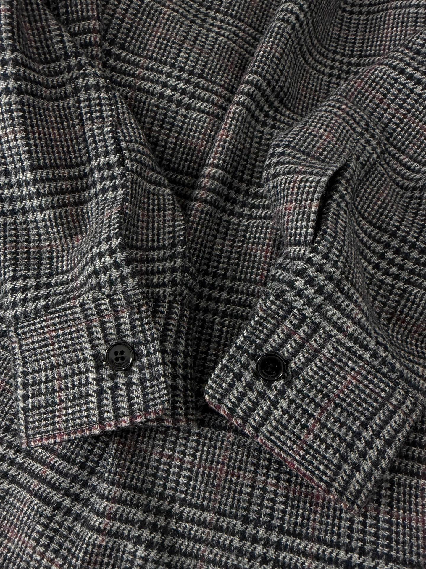 Saint Laurent Paris SLP 16FW Hedi POW Check Wool Overshirt Sample S Size US S / EU 44-46 / 1 - 4 Thumbnail