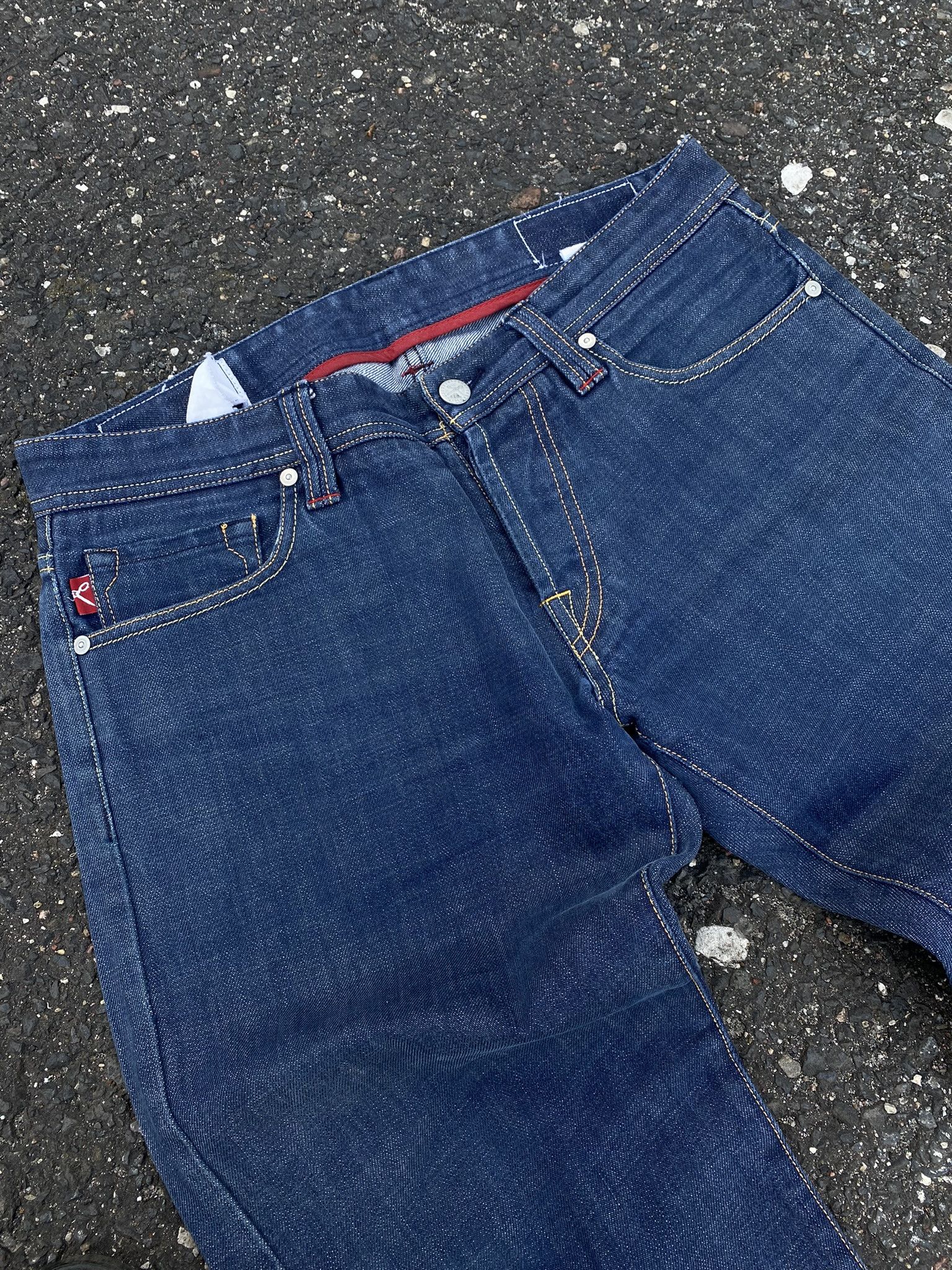 Designer SARTORIA TRAMAROSSA hand made Italy Selvedge Raw Denim Size US 32 / EU 48 - 6 Thumbnail