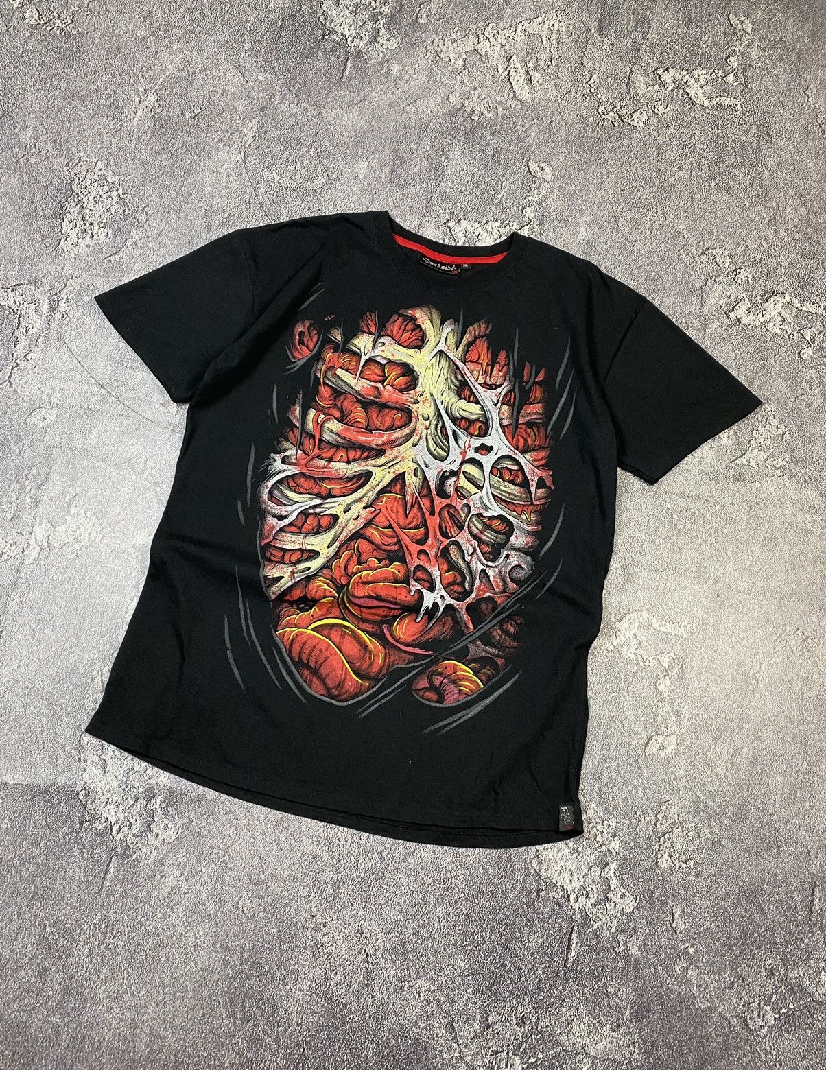 20471120 × Band Tees × If Six Was Nine Y2K Black Skeleton Beauty Beast Gothic T-shirt Size US L / EU 52-54 / 3 - 2 Thumbnail
