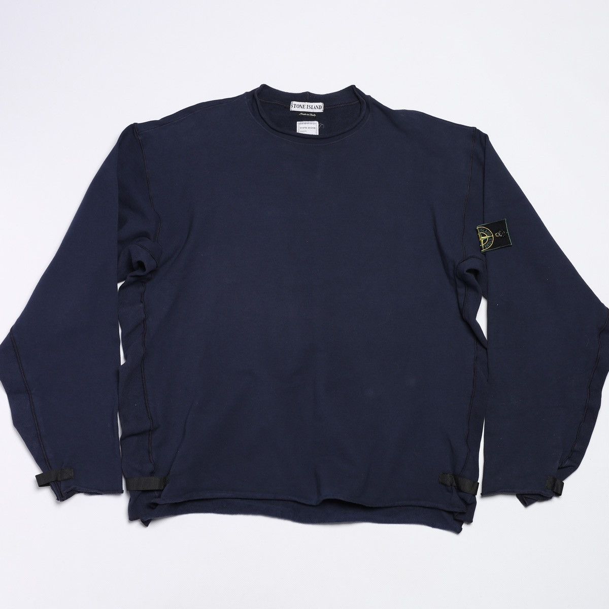Stone Island Rare Vintage Stone Island 90s Navy Sweatshirt Crewneck 1996 Size US XL / EU 56 / 4 - 2 Thumbnail