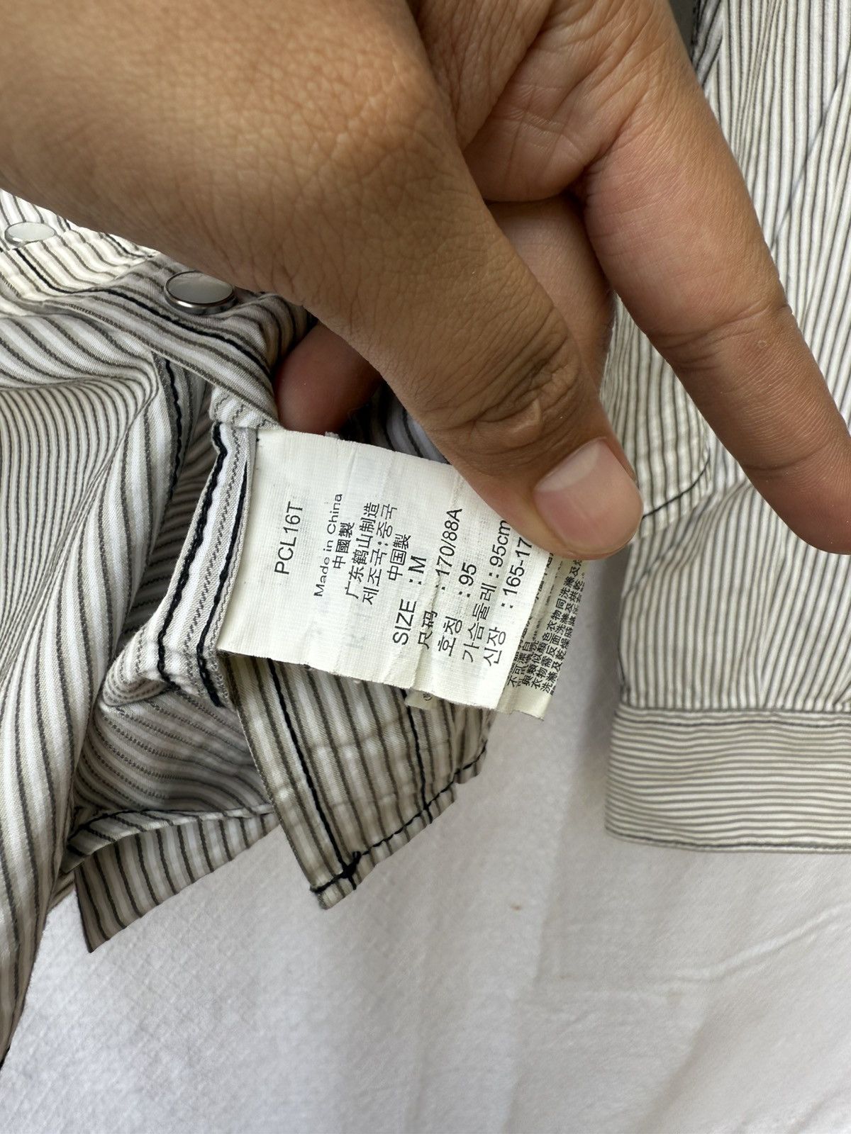 Levi's Levis Striped Double Pocket Shirt Size US L / EU 52-54 / 3 - 12 Thumbnail