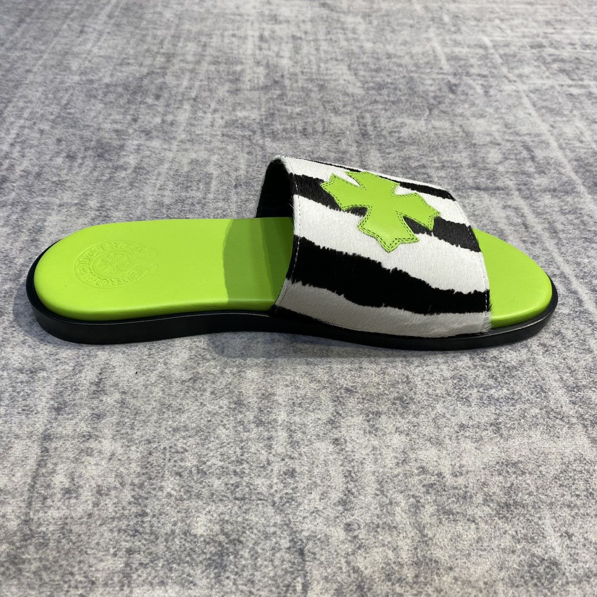 Chrome Hearts Chrome Hearts Zebra Hoc Plus Patch Slide Lime Size US 9 / EU 42 - 13 Thumbnail