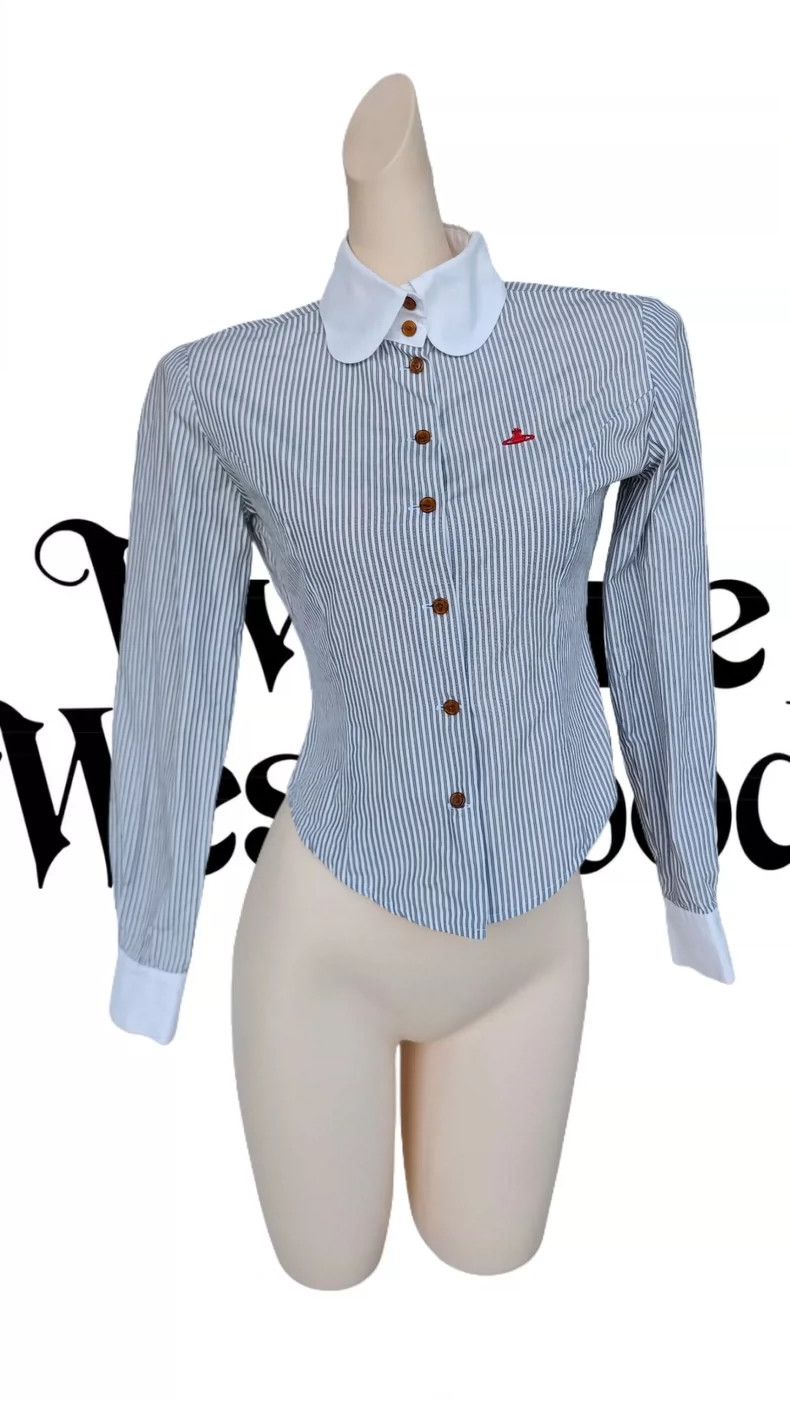 Vivienne Westwood Vivienne Westwood Tie-dye striped shirt Size M / US 6-8 / IT 42-44 - 3 Thumbnail