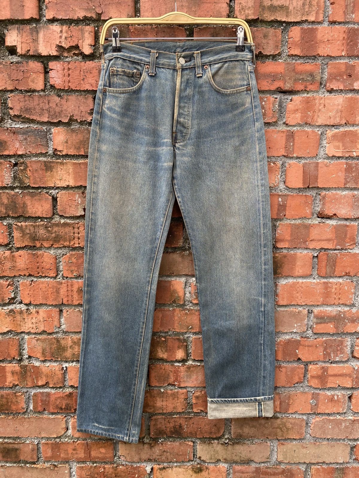 Levi's × Levi's Vintage Clothing × Vintage W29x32 vintage levi's 501 redline 80s made in USA Size US 29 - 1 Thumbnail