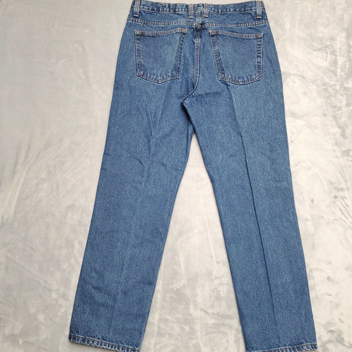 Vintage Red Head Jeans Mens 34x30 Blue Denim 100% Cotton Outdoor Classic Straight Leg Jeans Mens 34 Blue Western American Belt Loops 5-Pocket Design Size US 34 / EU 50 - 5 Thumbnail