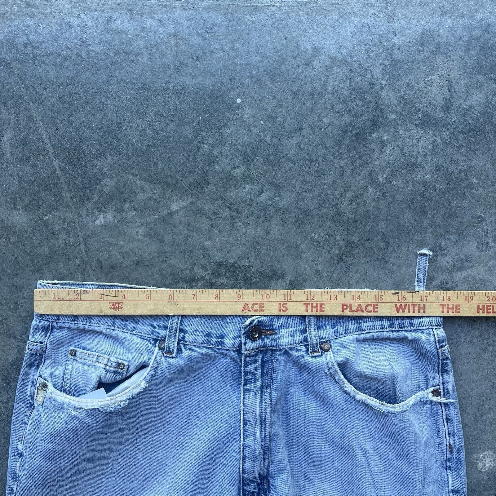 Southpole Vintage Distressed Baggy Southpole Jeans Men 36 X 32 Light W Size US 36 / EU 52 - 7 Thumbnail