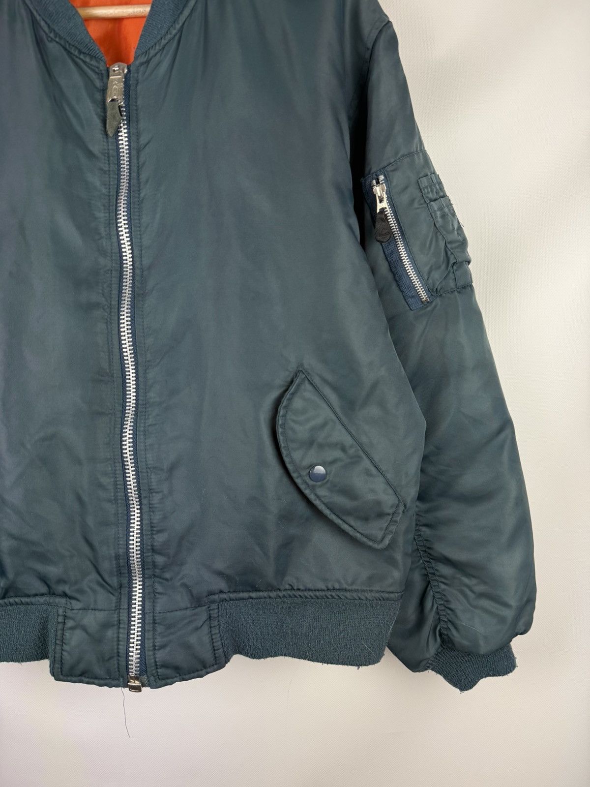 Other Vintage MA-1 Flyers Men’s Nylon Military Bomber Jacket Size US M / EU 48-50 / 2 - 4 Thumbnail