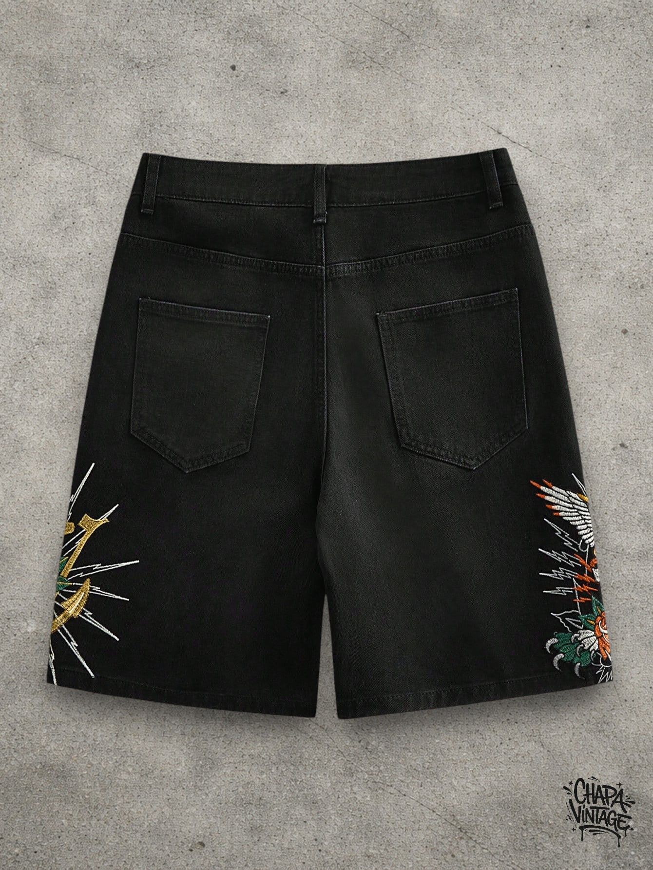 Japanese Brand Chicago embroidered shorts Size US 32 / EU 48 - 2 Thumbnail