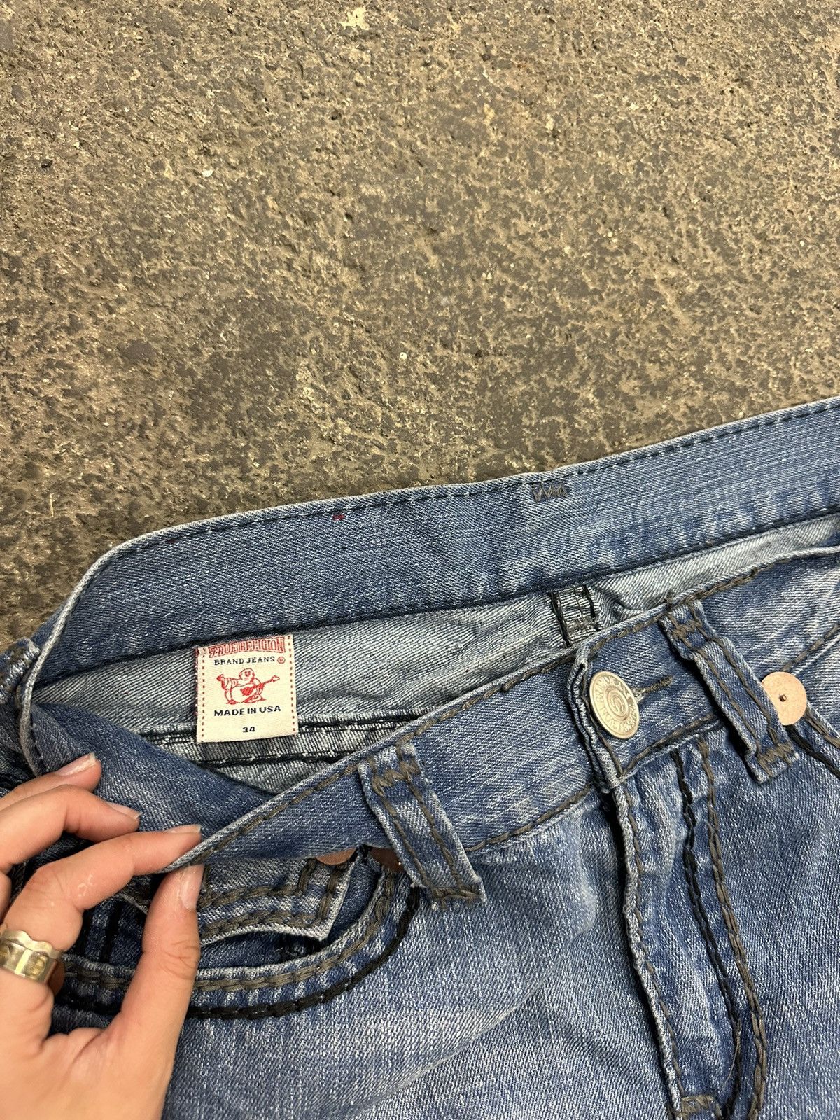 Other Y2K true religion baggy jeans Size US 34 / EU 50 - 10 Thumbnail