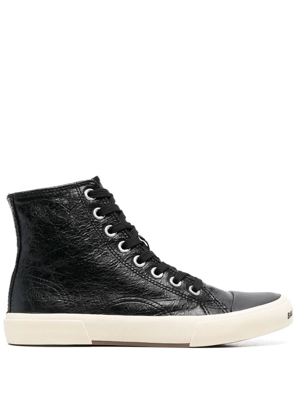 image of Balenciaga O1In1G1223 Paris High Top Sneaker In Black, Men's (Size 7)