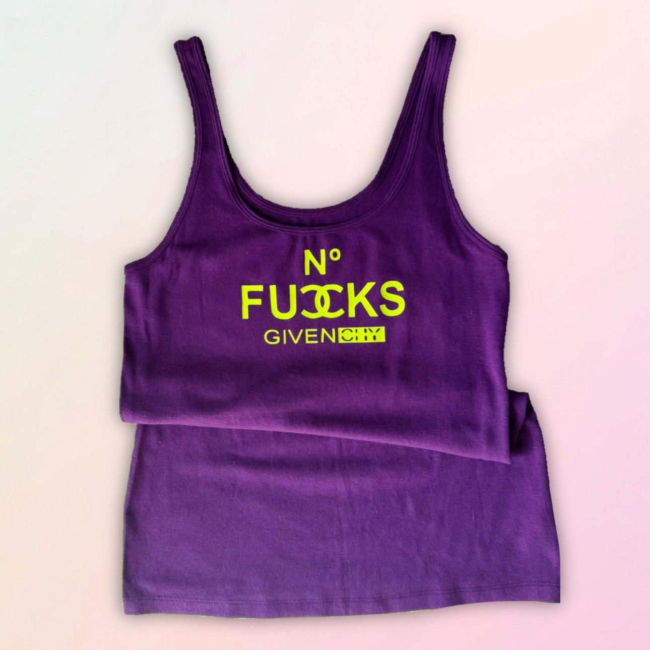 Old Navy Plum & Neon, Tami Cami, Custom Tank Top Size L / US 10 / IT 46 - 2 Thumbnail