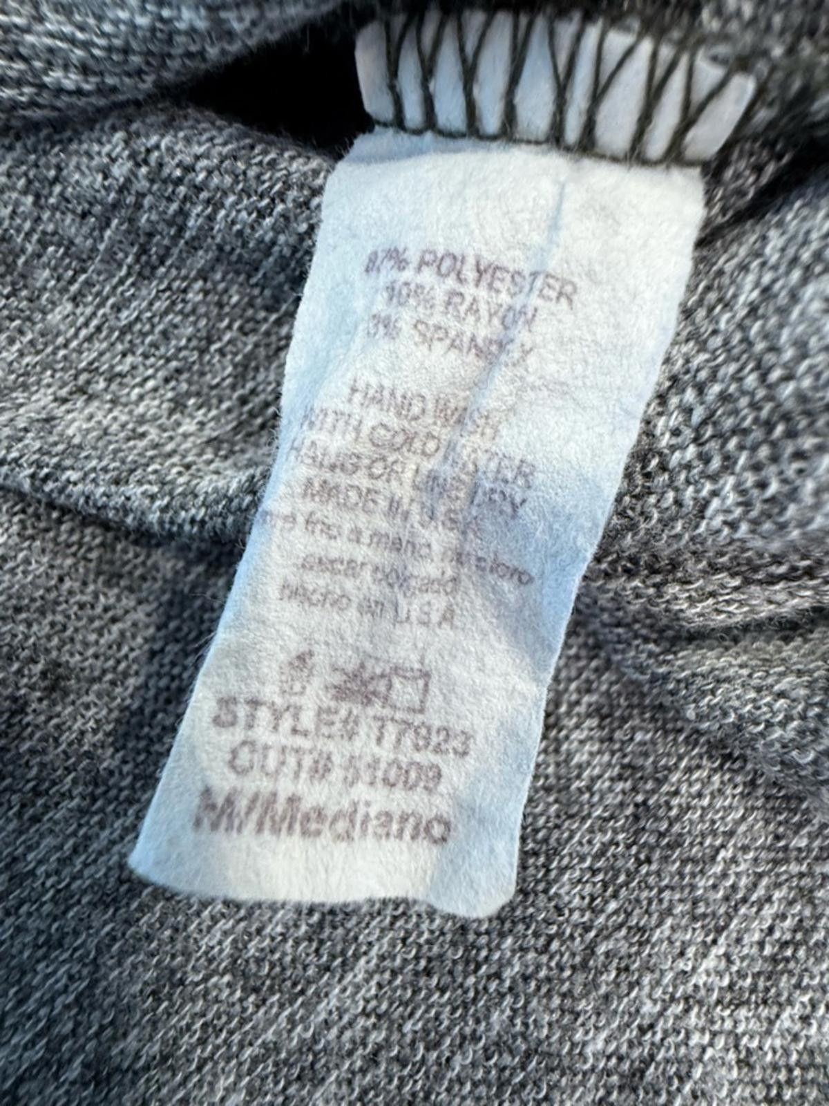 Other mts gray striped color block lightweight sweater SZ M Size M / US 6-8 / IT 42-44 - 6 Thumbnail