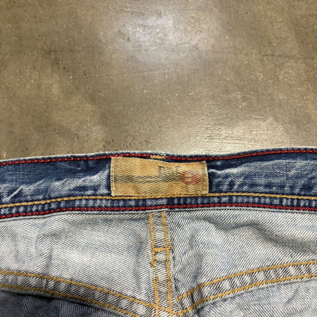 Ariat Vintage BKE San Antonio Bootcut Jeans Faded Distressed Patch Size US 36 / EU 52 - 12 Thumbnail