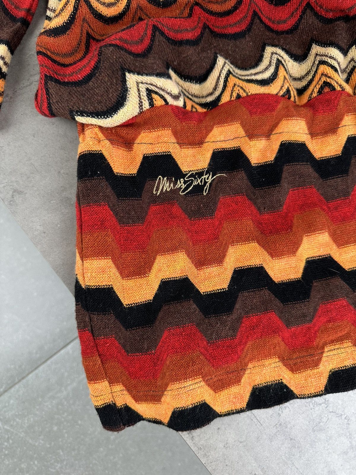 Miss Sixty Miss Sixty Multicolor Dress Size L / US 10 / IT 46 - 6 Thumbnail