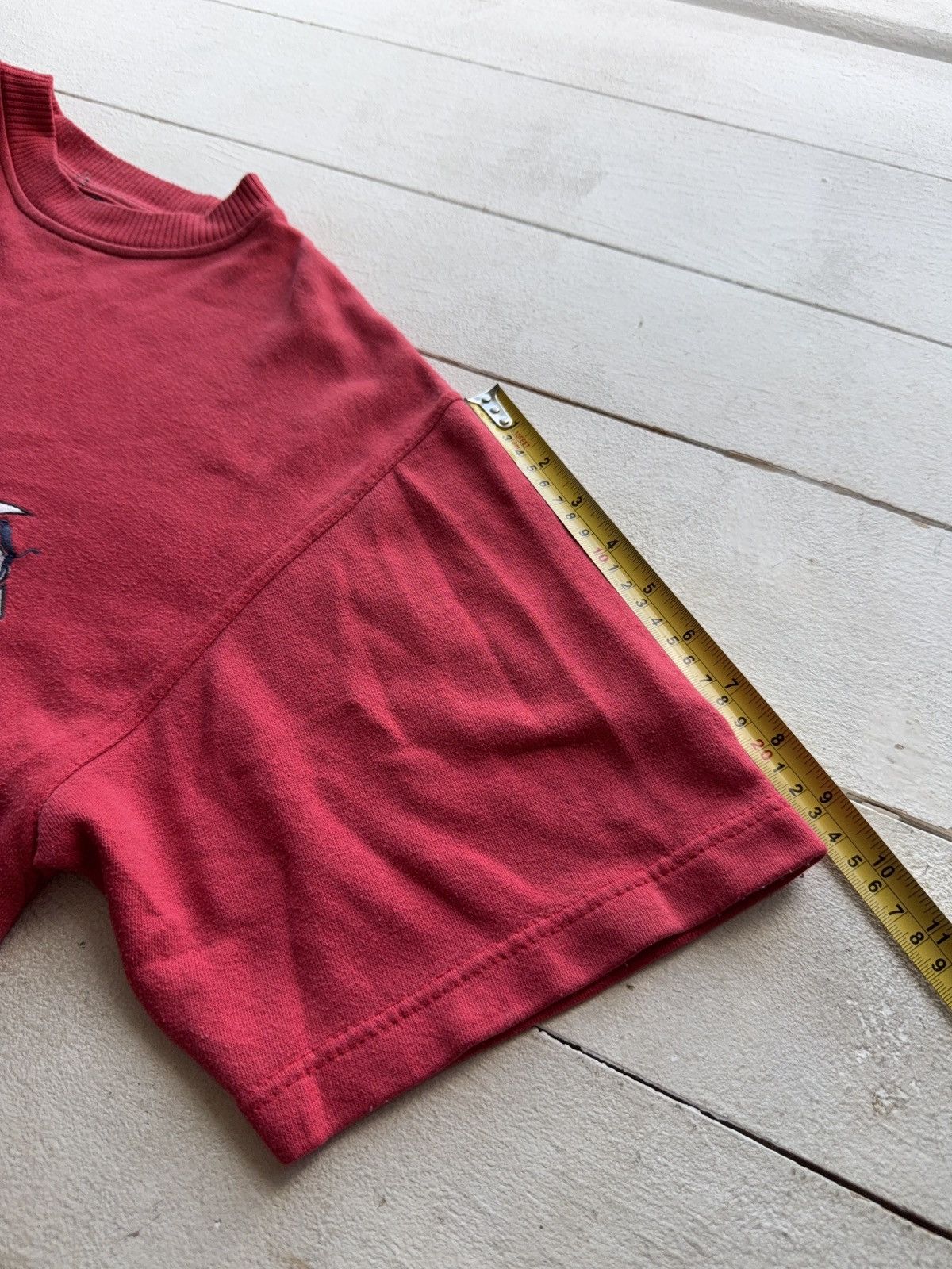 Puma Vintage 90s Faded Red Puma Logo Basic Streetwear Tee Shirt Size US L / EU 52-54 / 3 - 14 Thumbnail