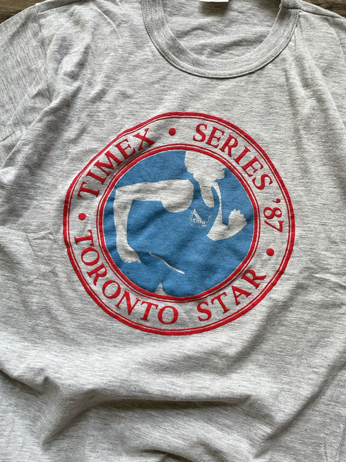Brooks × Vintage Vintage 80s Brooks Toronto Marathon Running T Shirt Men’s Size US L / EU 52-54 / 3 - 2 Thumbnail