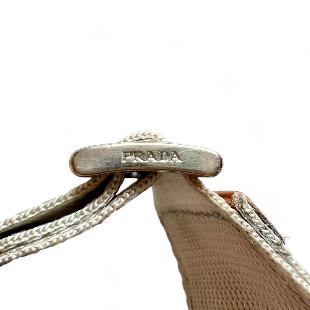 Prada Prada - Nylon Shoulder Bag Crossbody Light Blue Triangle Size ONE SIZE - 6 Thumbnail