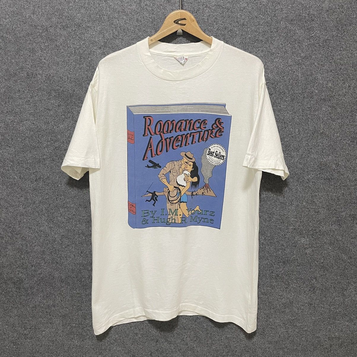 Grailed × Vintage 1993 Jon Feldman Romance & Adventure Movie Promo T Shirt Size US L / EU 52-54 / 3 - 1 Thumbnail