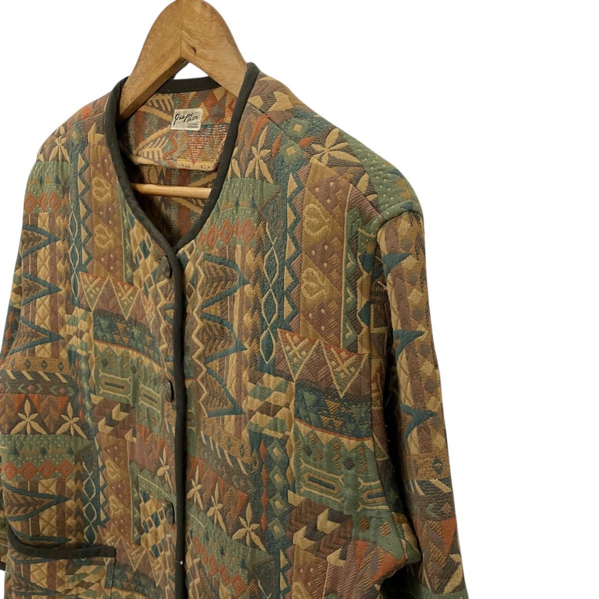 Japanese Brand Vintage Grape Yokohama Motomachi Art Jacket Size XL / US 12-14 / IT 48-50 - 6 Thumbnail