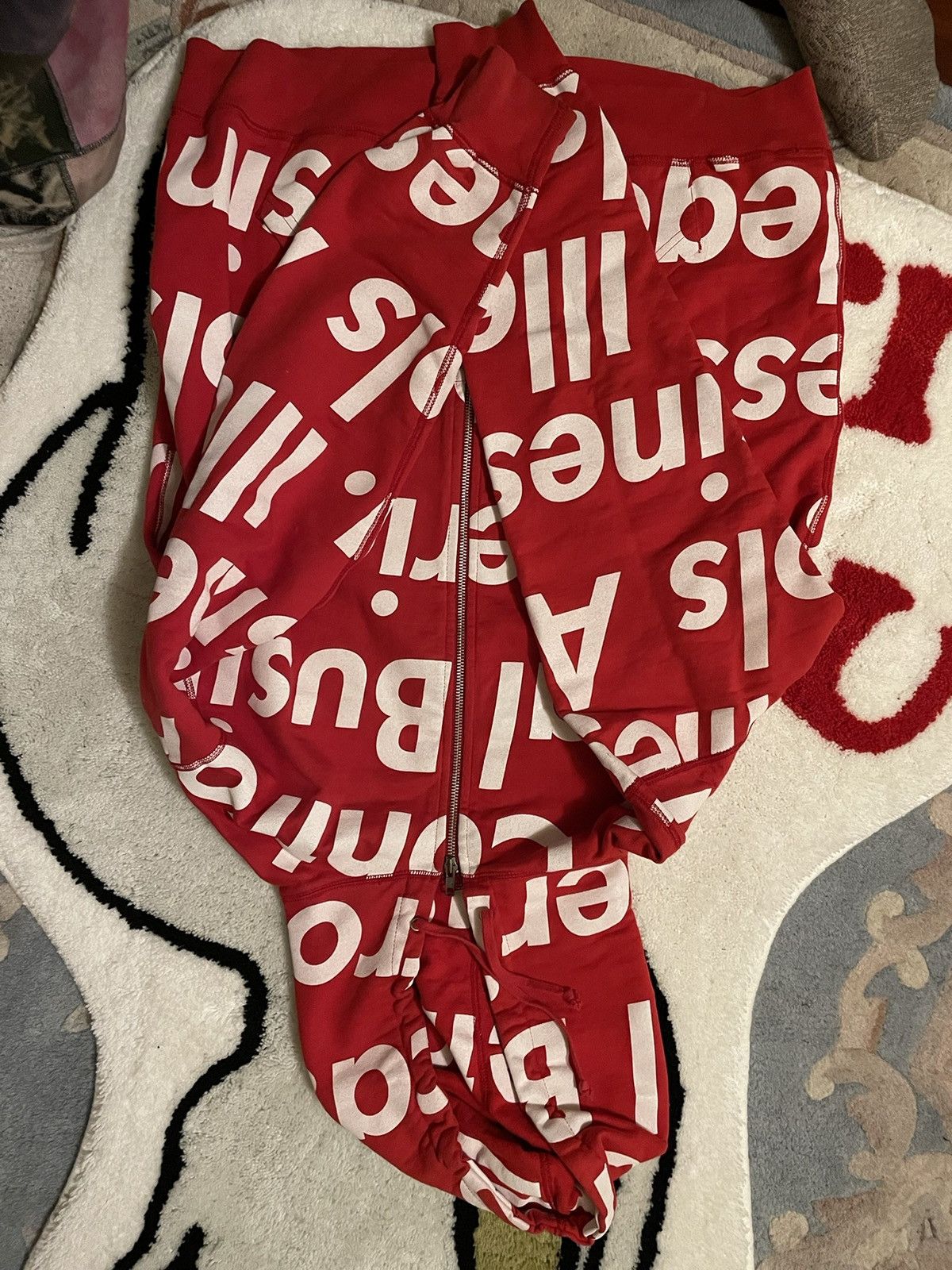 Supreme Supreme IBCA Red 2007 Size L Zip Up Size US L / EU 52-54 / 3 - 12 Thumbnail
