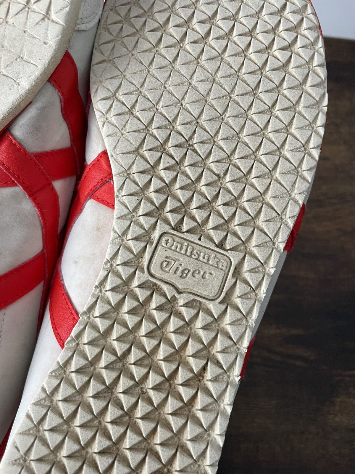 Asics Asics Onitsuka Tiger Shoes White/Red Y2K Size US 9.5 / EU 42-43 - 9 Thumbnail