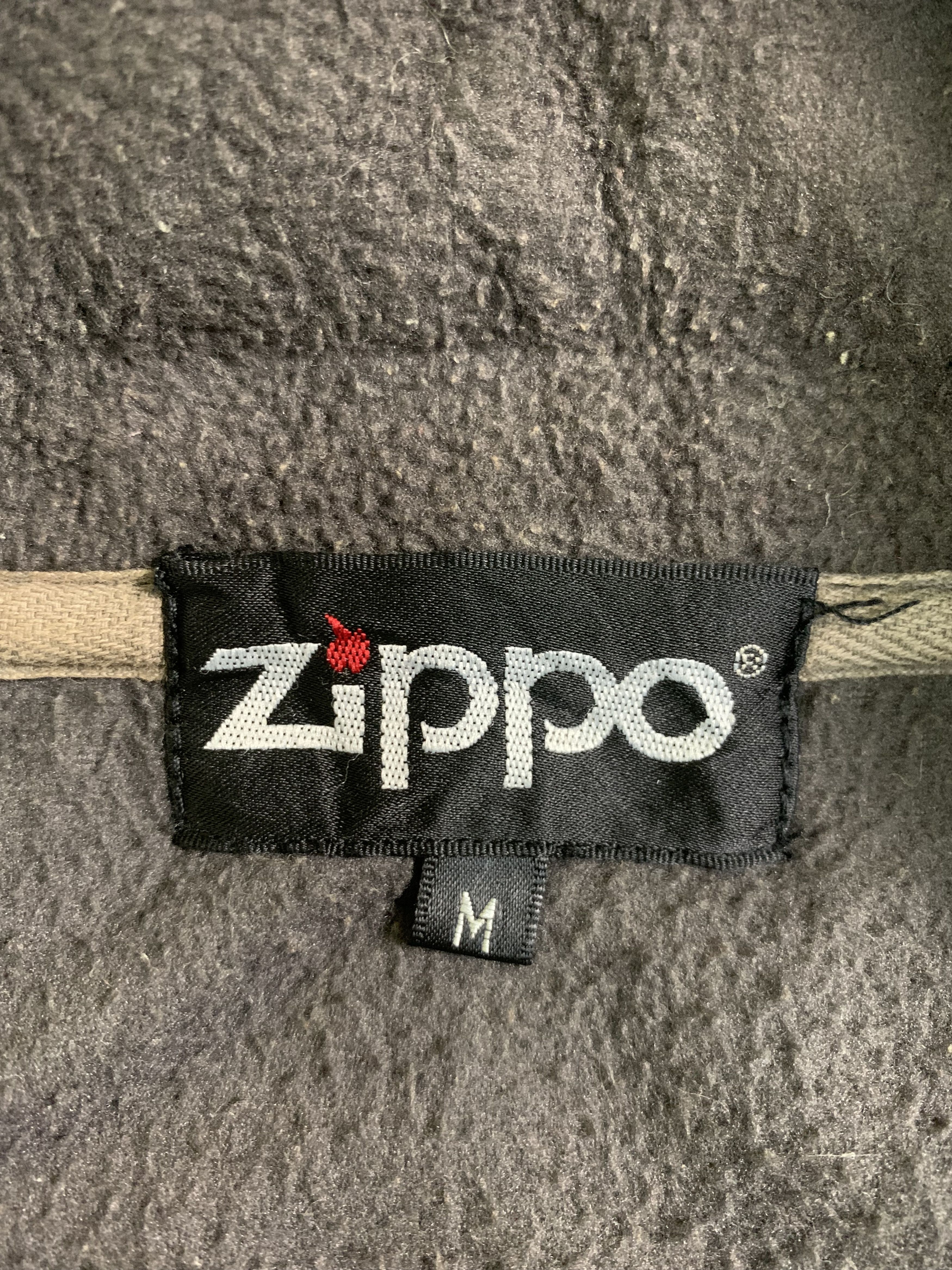 Vintage × Zippo Rare Design Vintage Zippo Fleece Zipper Sweater Size US M / EU 48-50 / 2 - 4 Thumbnail