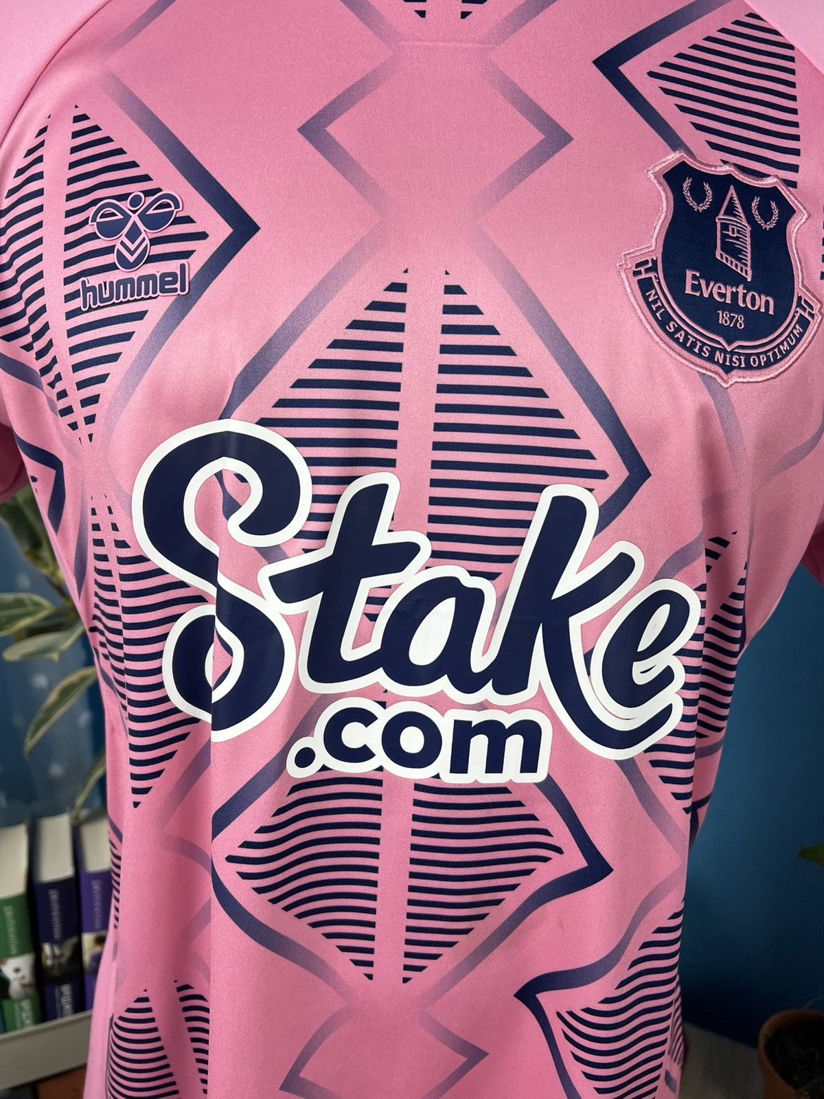 Hummel Everton hummel soccer jersey football shirt pink Size US L / EU 52-54 / 3 - 2 Thumbnail
