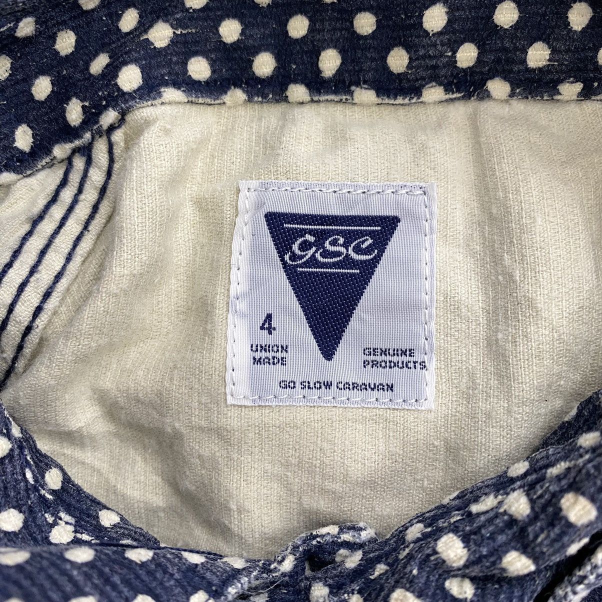 go slow caravan GO SLOW CARAVAN Seven Seas Japanese Brand Polca Dot ButtonUp Size US L / EU 52-54 / 3 - 4 Thumbnail