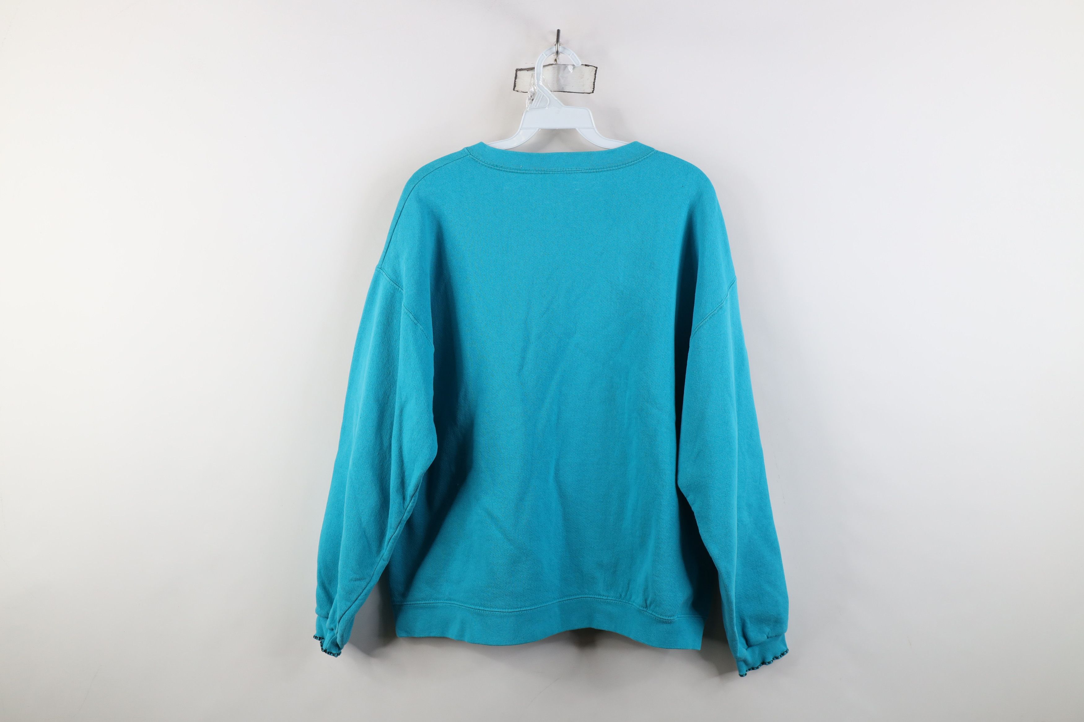 Vintage Vintage 90s Country Quilt Patch Snowflake Sweatshirt USA Size L / US 10 / IT 46 - 11 Thumbnail