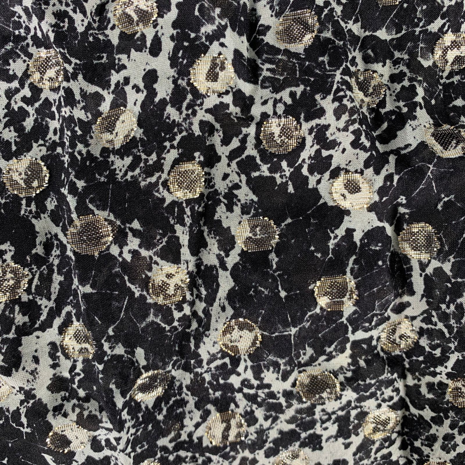 Haider Ackermann HAIDER ACKERMANN Black & White Abstract Scarves & Shawls Size ONE SIZE - 2 Thumbnail
