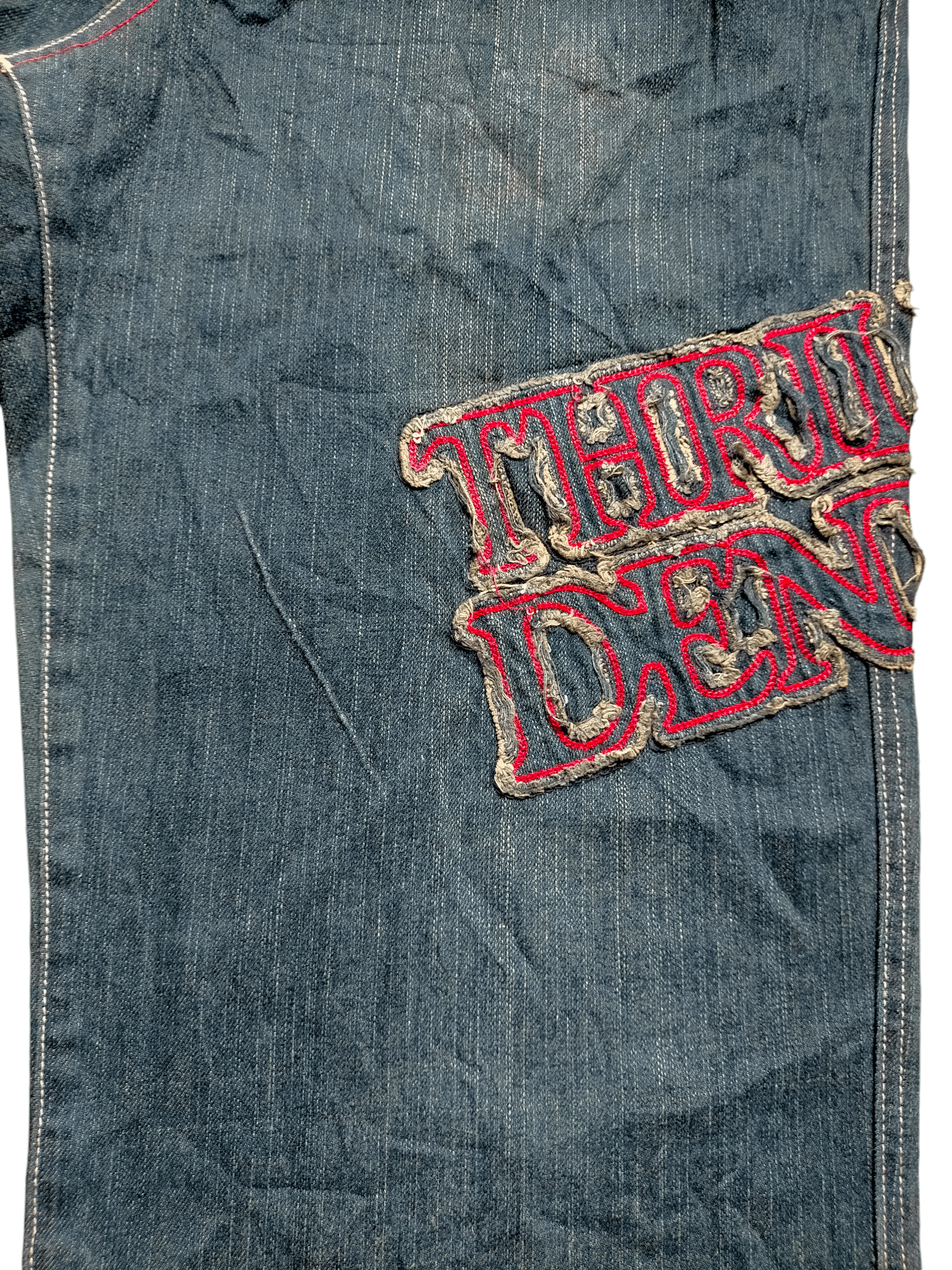 JNCO × Japanese Brand Thriller Denim Baggy Hip Hop Style Jeans Size US 32 / EU 48 - 7 Thumbnail
